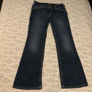 Silver Suki Mid Boot Super Stretch Jean